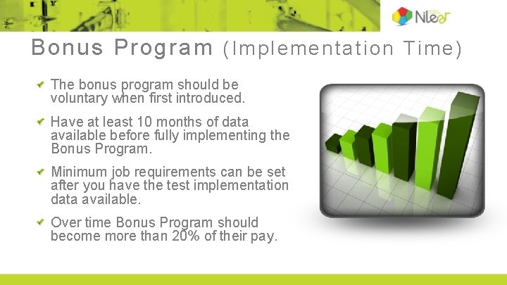 Bonus Program ( I m p l e m e n t a t