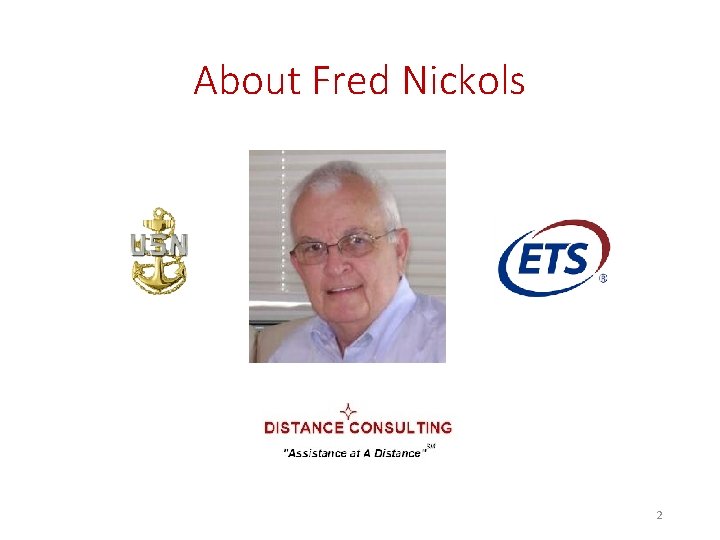 About Fred Nickols 2 