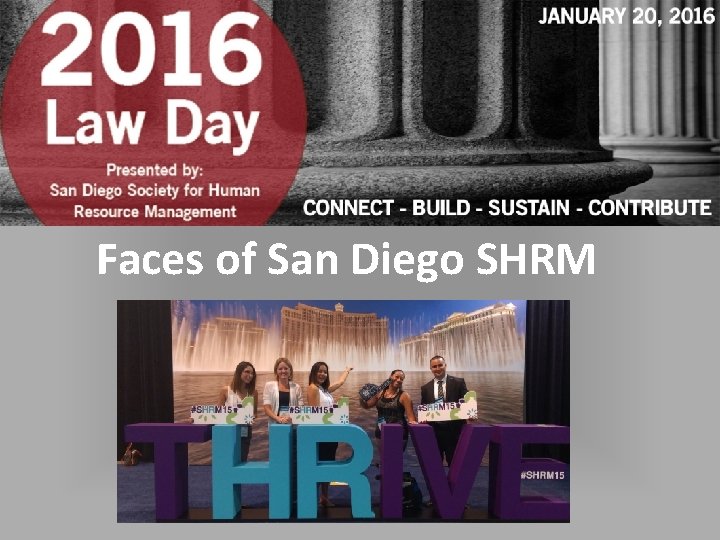 Faces of San Diego SHRM 