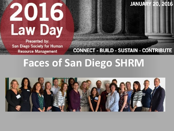 Faces of San Diego SHRM 