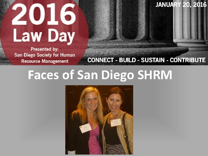 Faces of San Diego SHRM 