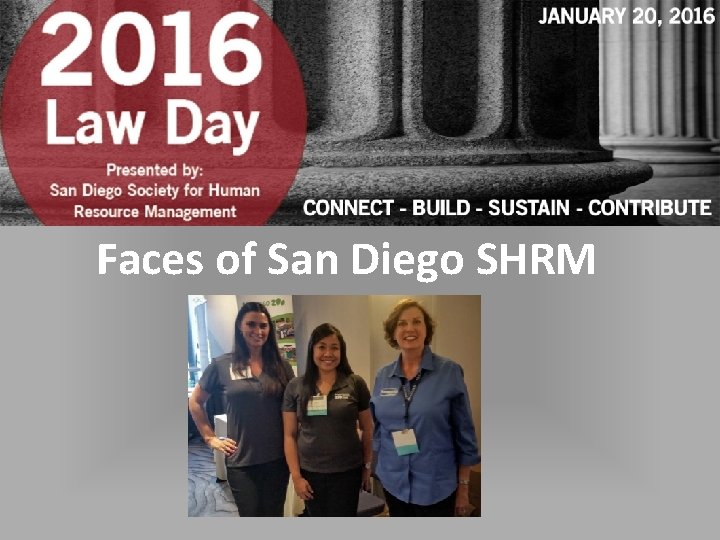 Faces of San Diego SHRM 