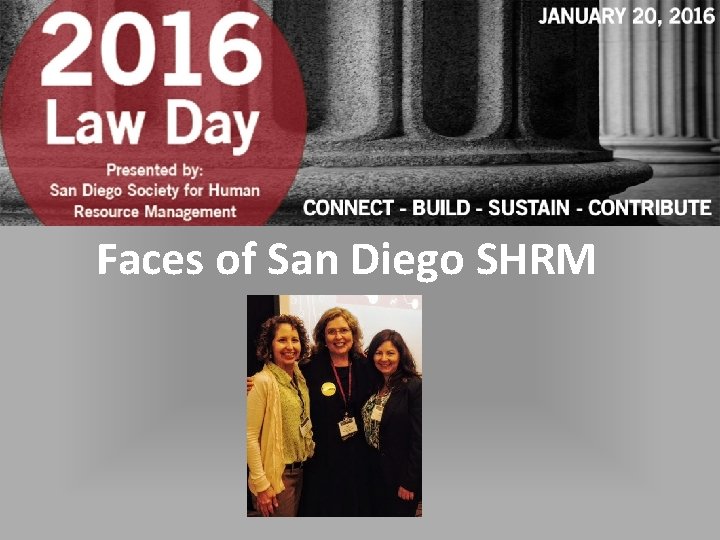 Faces of San Diego SHRM 