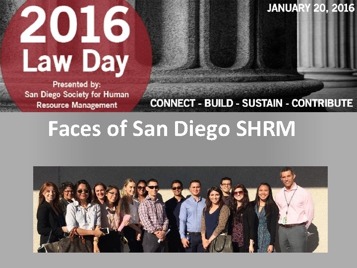 Faces of San Diego SHRM 