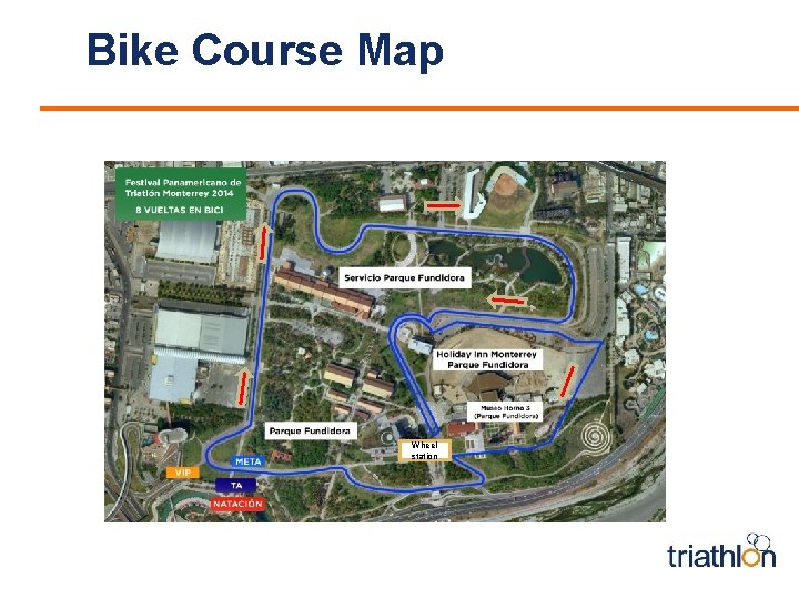 Bike Course Map Wheel station 