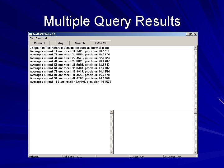 Multiple Query Results 
