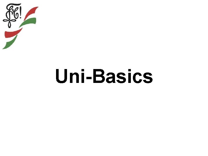 Uni-Basics 