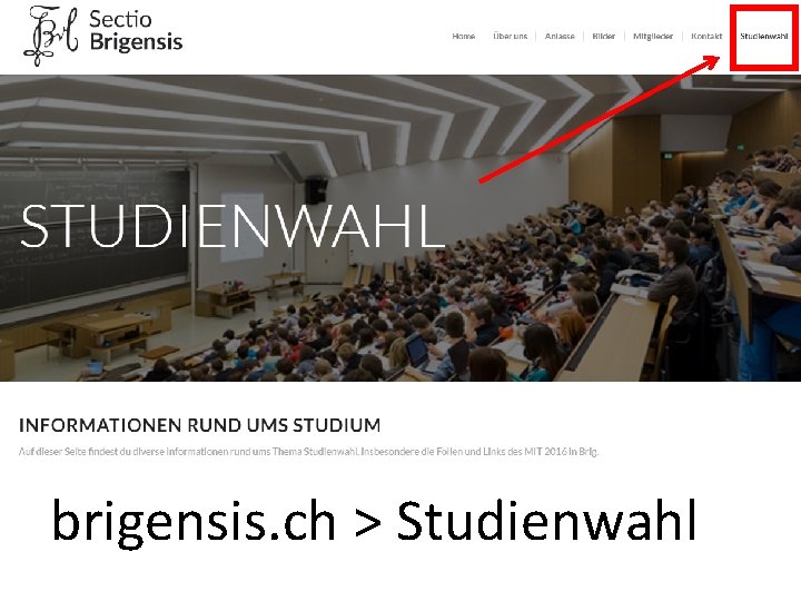 brigensis. ch > Studienwahl 