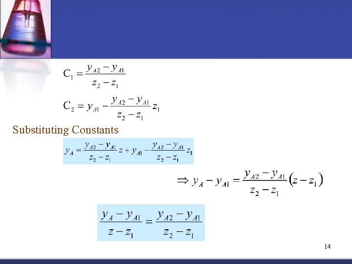 Substituting Constants 14 