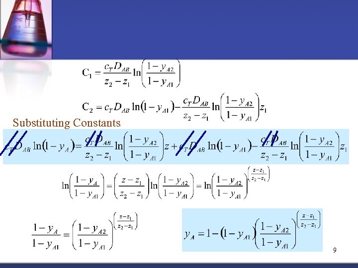 Substituting Constants 9 
