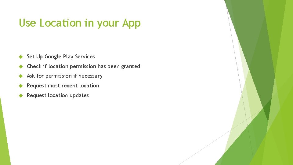Mobile Programming Location Based Services I OVERVIEW Introduction