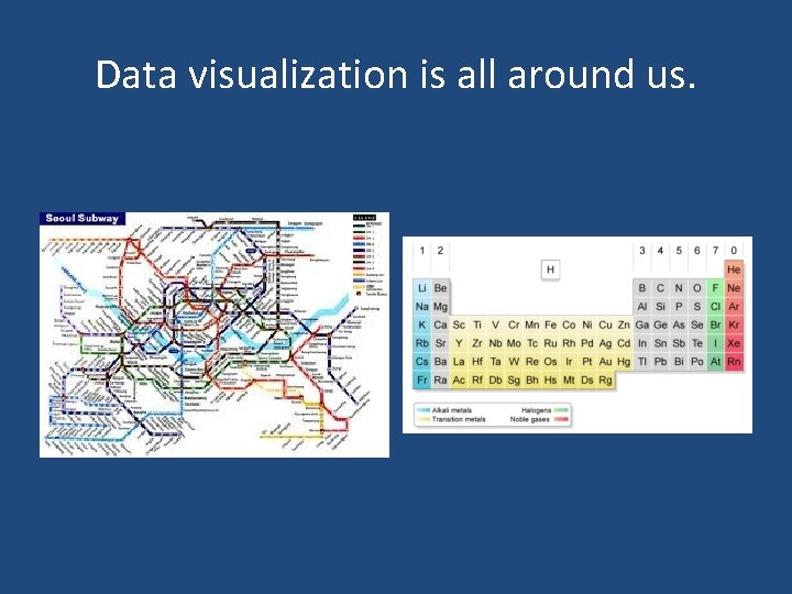 Data visualization is all around us. 