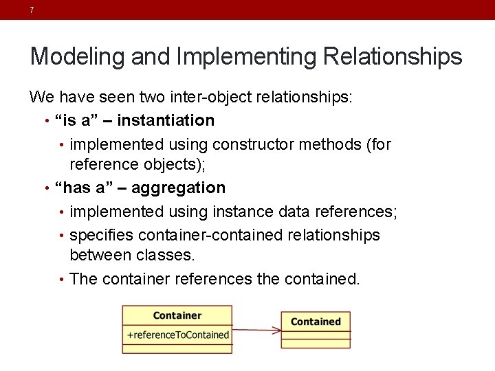 JAVA Object Oriented Programming Objectives Be able to