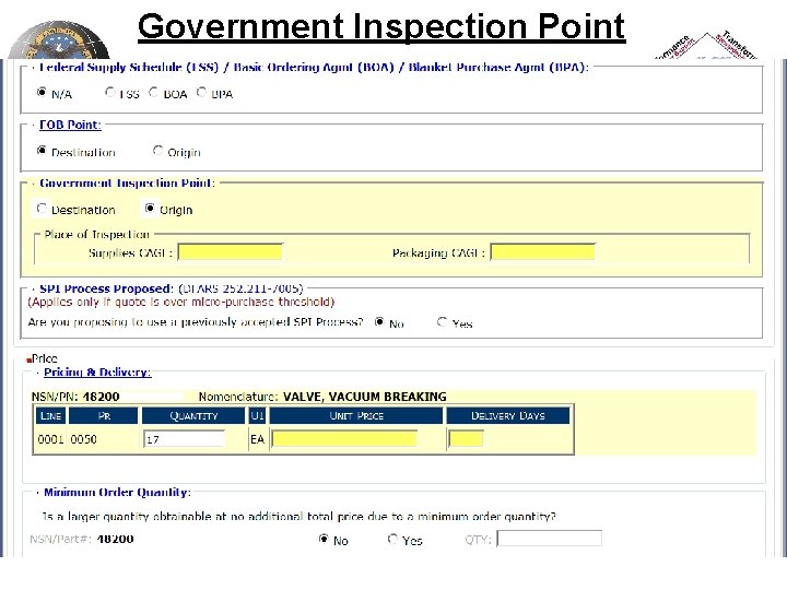 Government Inspection Point 37 