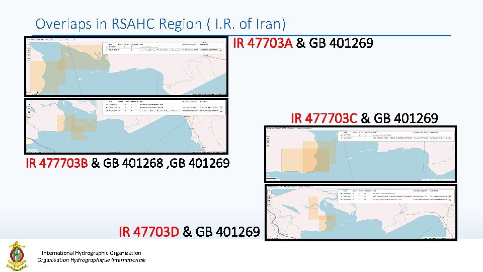 Overlaps in RSAHC Region ( I. R. of Iran) IR 47703 A & GB