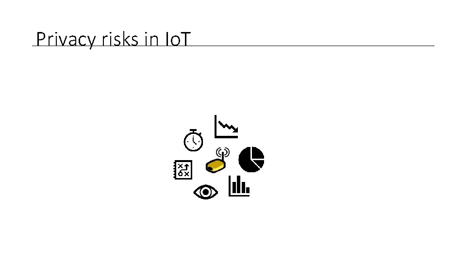 Privacy risks in Io. T 