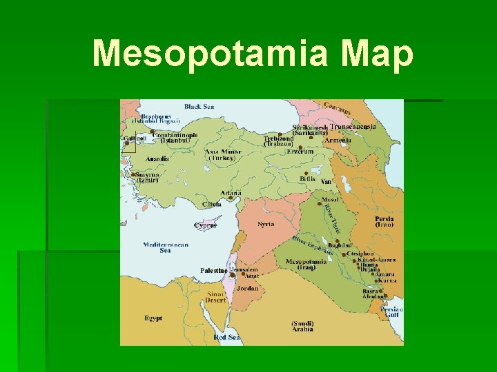 Mesopotamia Map 