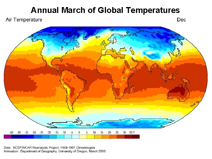 Annual March of Global Temperatures 