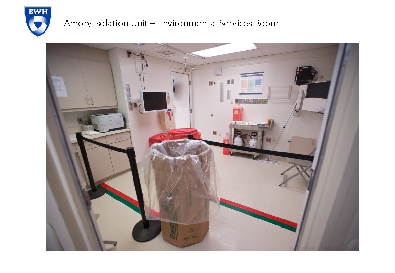 Amory Isolation Unit – Environmental Services Room 