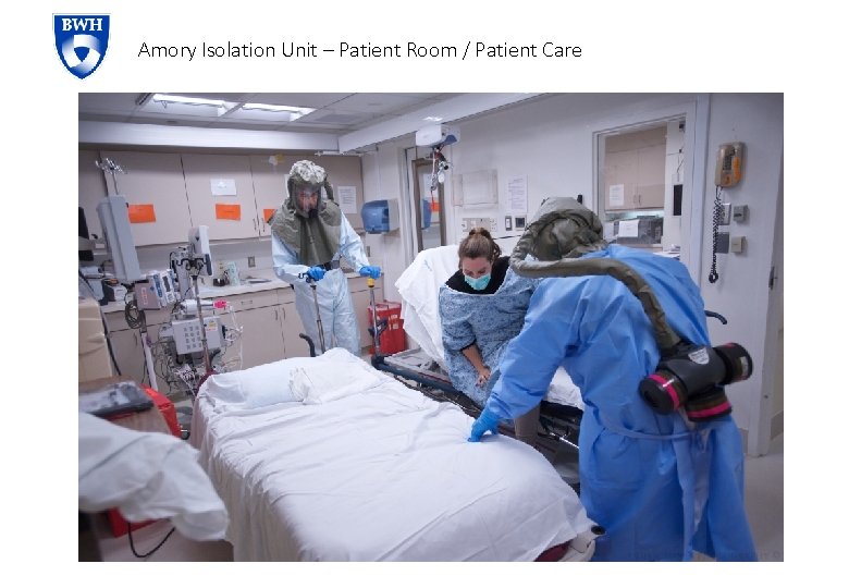 Amory Isolation Unit – Patient Room / Patient Care 