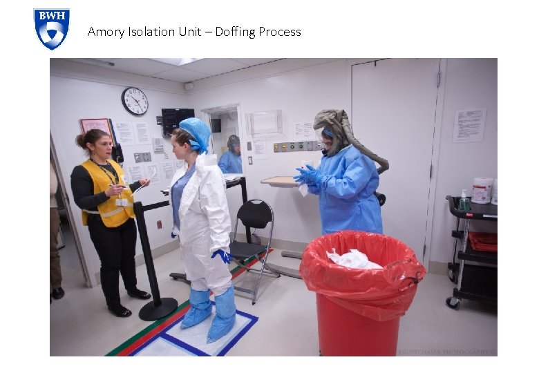 Amory Isolation Unit – Doffing Process 