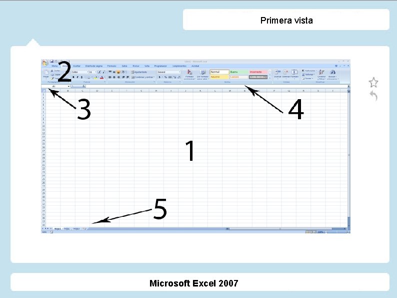 Primera vista Microsoft Excel 2007 
