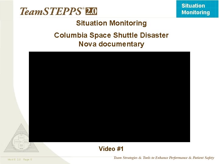 Situation Monitoring Columbia Space Shuttle Disaster Nova documentary Video #1 Mod 5 2. 0