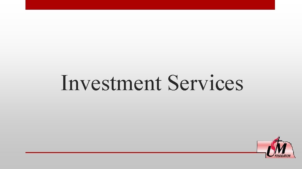 Investment Services 