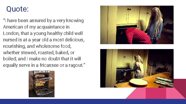 Quote: “I have been assured by a very knowing American of my acquaintance in