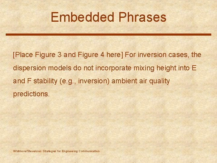Embedded Phrases [Place Figure 3 and Figure 4 here] For inversion cases, the dispersion