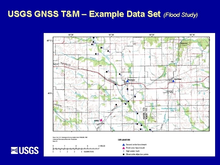 USGS GNSS T&M – Example Data Set (Flood Study) 