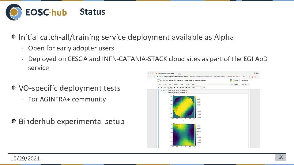 Status Initial catch-all/training service deployment available as Alpha - Open for early adopter users