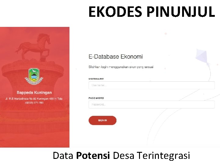 EKODES PINUNJUL Data Potensi Desa Terintegrasi 