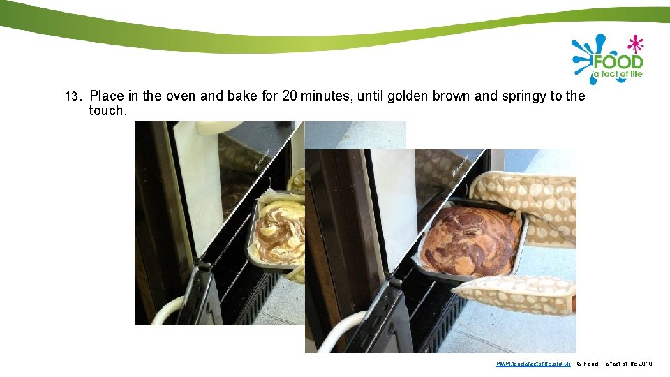 13. Place in the oven and bake for 20 minutes, until golden brown and