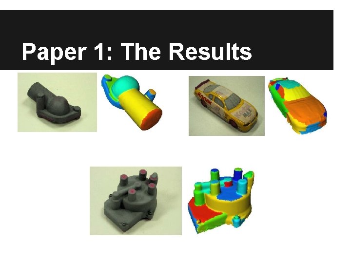 Paper 1: The Results 