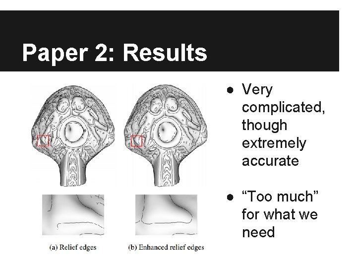 Paper 2: Results ● Very complicated, though extremely accurate ● “Too much” for what
