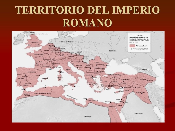 TERRITORIO DEL IMPERIO ROMANO 