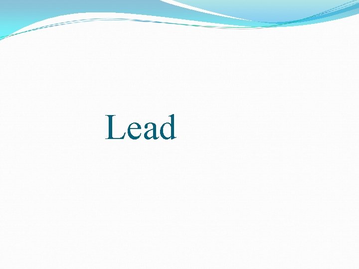 Lead 