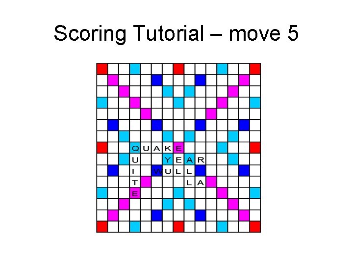 Scoring Tutorial – move 5 