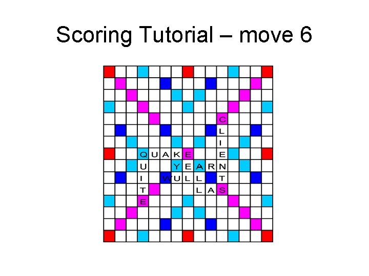 Scoring Tutorial – move 6 