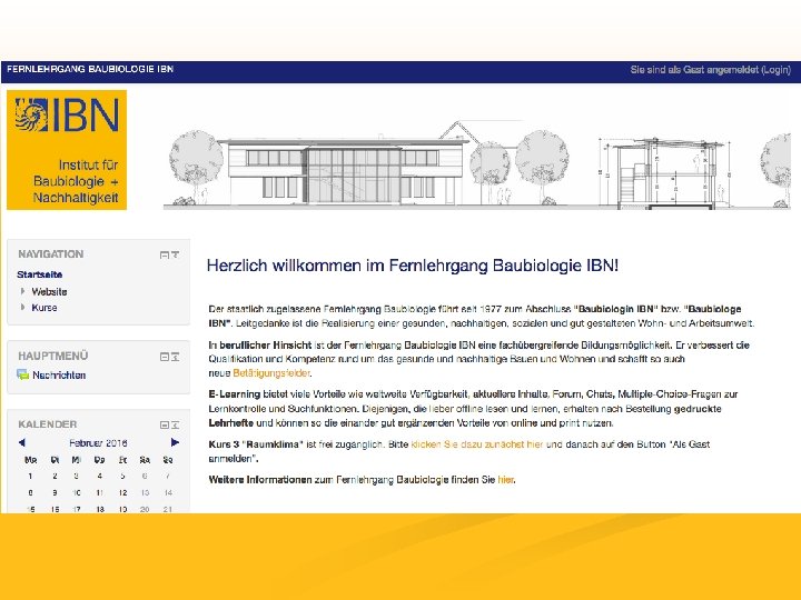 Fernlehrgang Baubiologie als online und Print-Version 