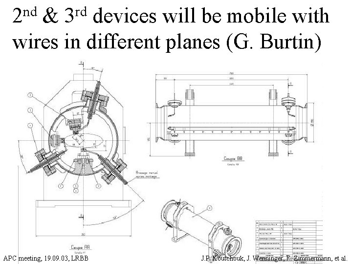 2 nd & 3 rd devices will be mobile with wires in different planes