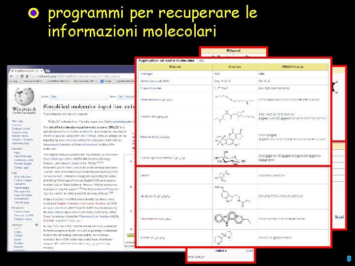 programmi per recuperare le informazioni molecolari 8 