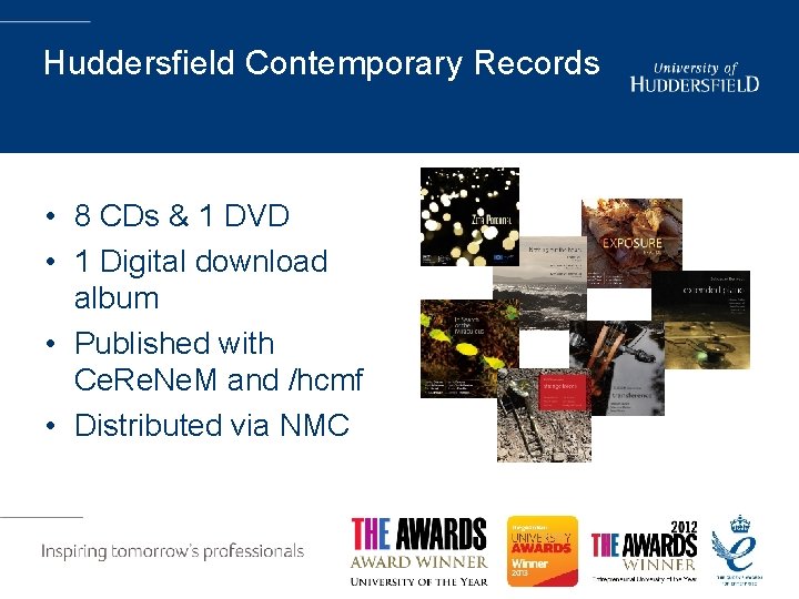 Huddersfield Contemporary Records • 8 CDs & 1 DVD • 1 Digital download album