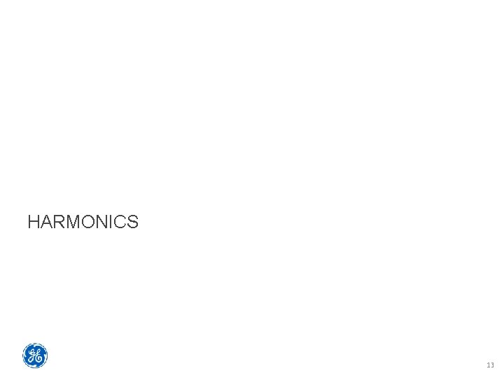HARMONICS 13 