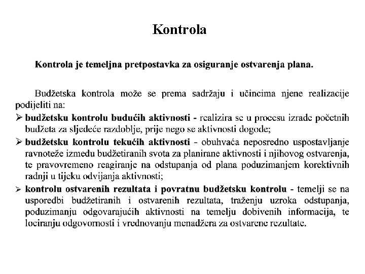 Kontrola 