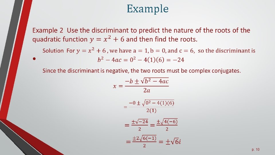 Example • p. 10 