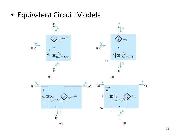  • Equivalent Circuit Models 12 