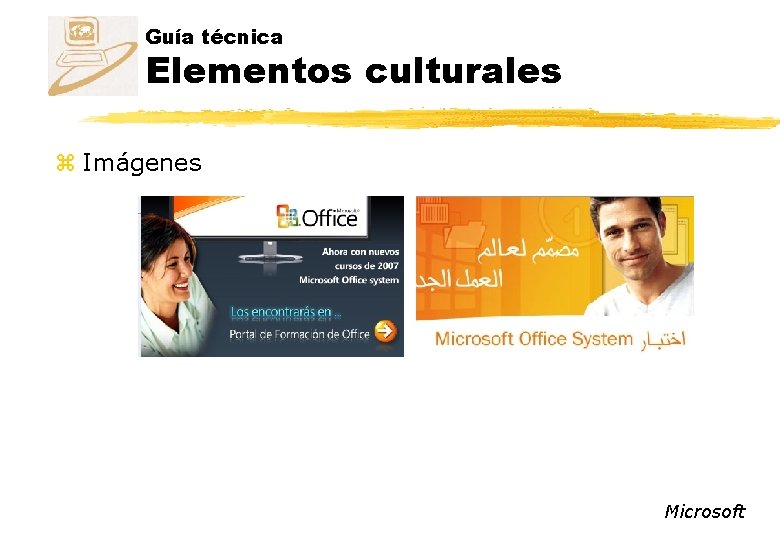 Guía técnica Elementos culturales z Imágenes Microsoft 