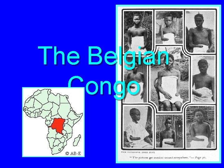 The Belgian Congo 